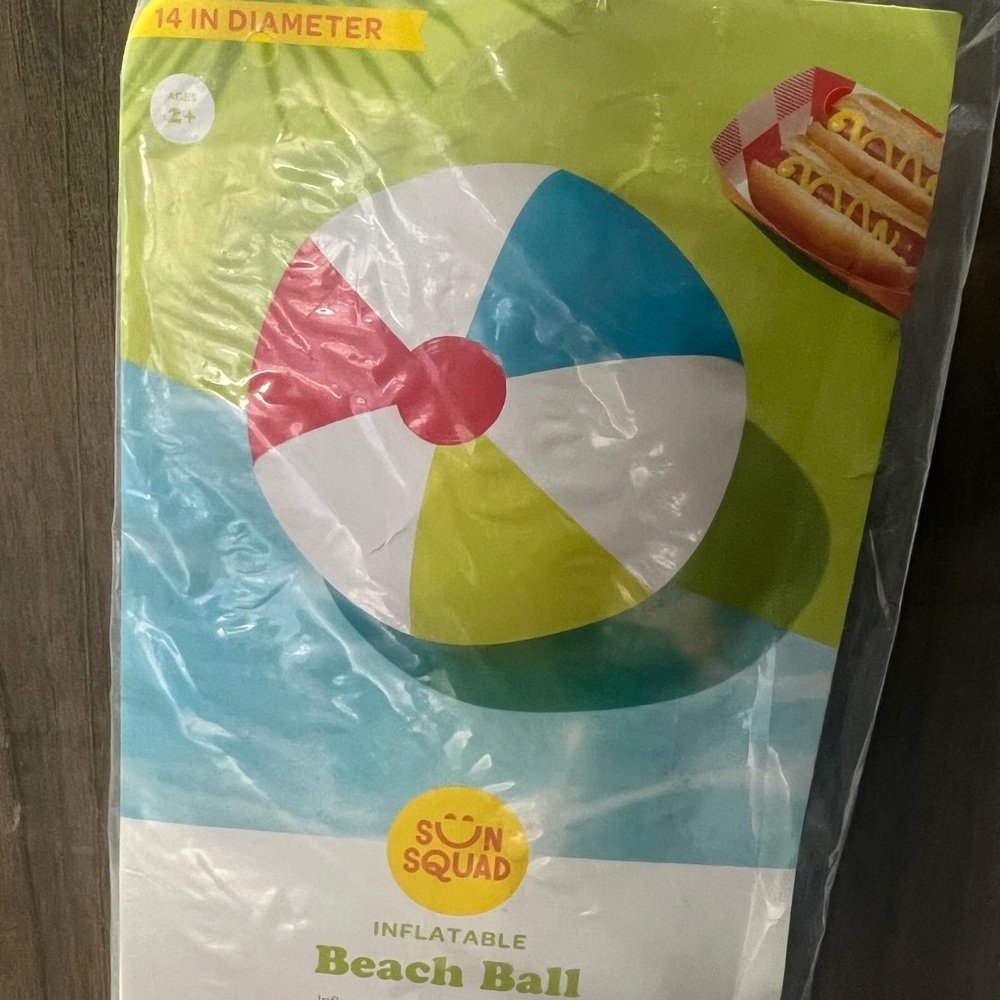 Sun Squad Inflatable Beach Ball